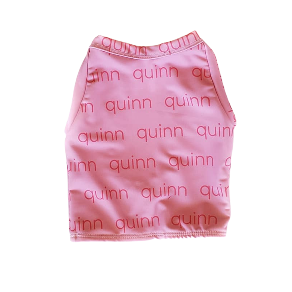 Personalized Swim Tankini Top - Color Burn