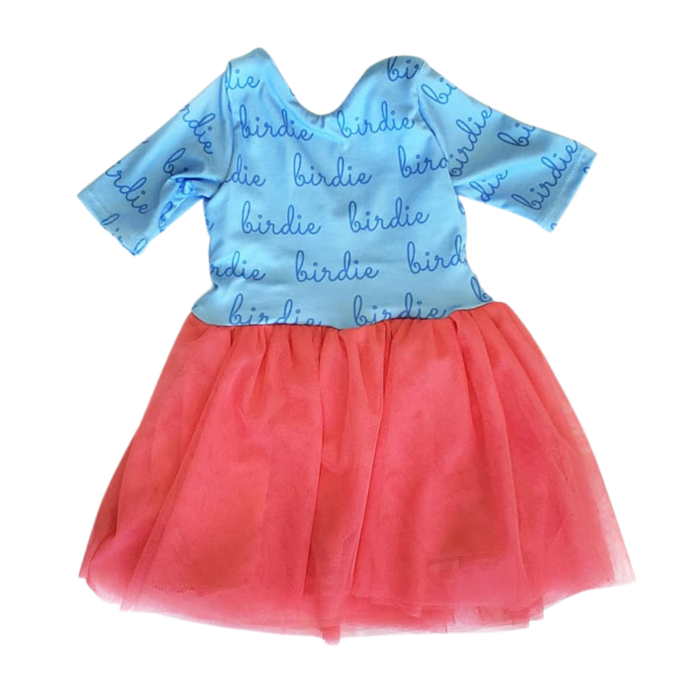 Personalized Tulle Dress - Color Burn