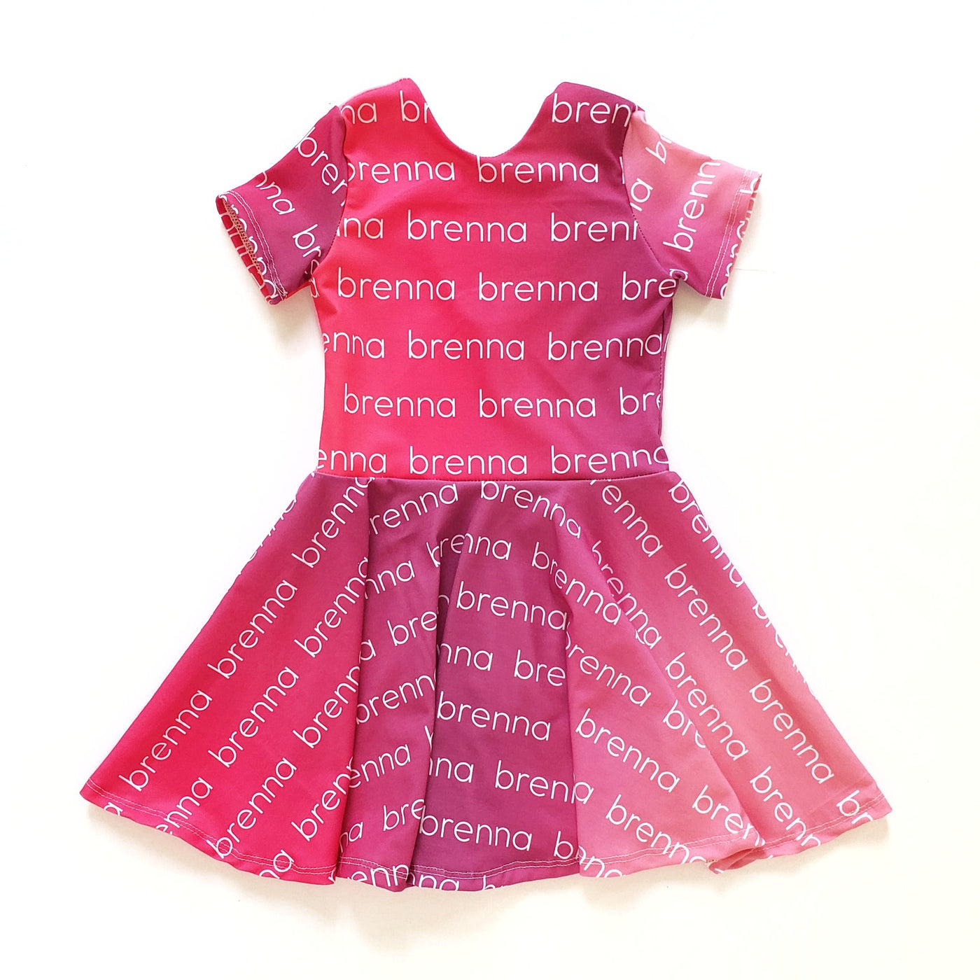 Personalized Twirl Dress - Color Background
