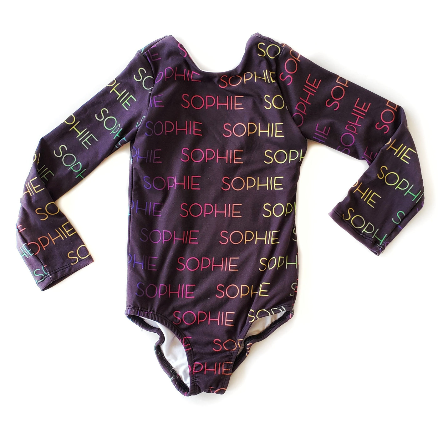 Personalized Leotard - Scratch Off Ombre