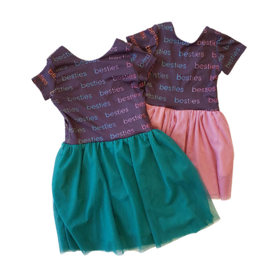 Personalized Tulle Dress - Scratch Off Ombre