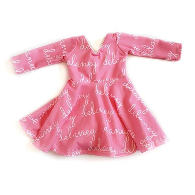 Personalized DOLLY Twirl Dress - 18”